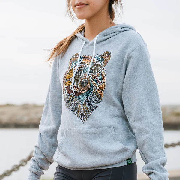 Boho Bear Unisex Lightweight Hoodie Colisco