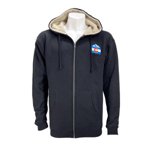 Independent Trading Co.-Sherpa-Lined Full-Zip Hooded Sweatshirt