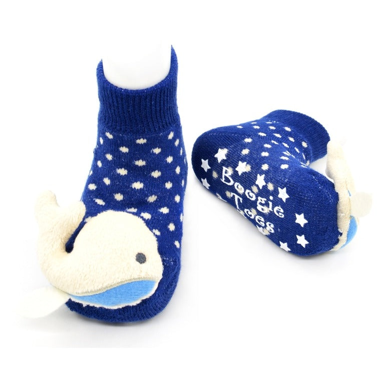 Baby Whale Boogie Toes Rattle Socks