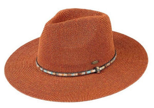 Colored Thread with Beaded Panama Hat