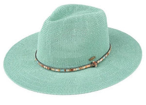 Colored Thread with Beaded Panama Hat