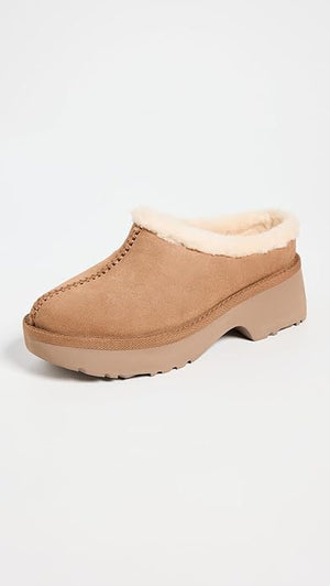 UGG Women's New Heights Cozy Clog, Chestnut