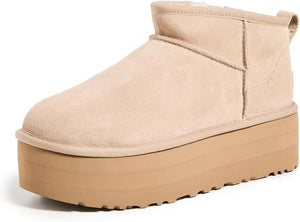 UGG Women's Classic Ultra Mini Platform Fashion Boot, Sand