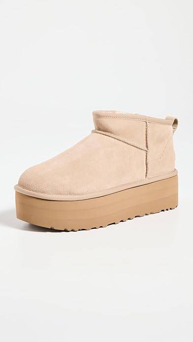 UGG Women's Classic Ultra Mini Platform Fashion Boot, Sand