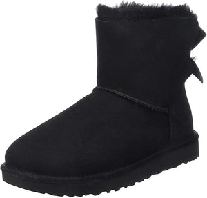 UGG Women's Mini Bailey Bow Ii Boot, Black, 11