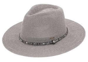 Colored Thread with Beaded Panama Hat