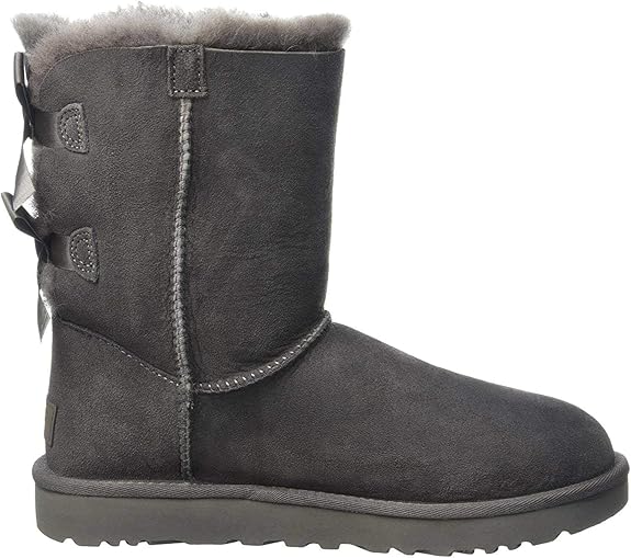 UGG Women's Bailey Bow Ii Boot, Grey, 11