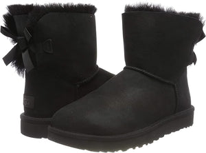 UGG Women's Mini Bailey Bow Ii Boot, Black, 11