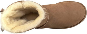 UGG Women's Bailey Bow Ii Boot, Chestnut, 11