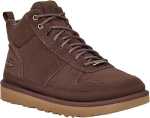 UGG Men's Highland HI Heritage Sneaker, Burnt Cedar Suede