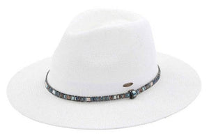 Colored Thread with Beaded Panama Hat