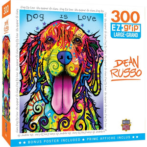 Dean Russo - Dog Is Love 300 Piece Ez Grip Puzzle