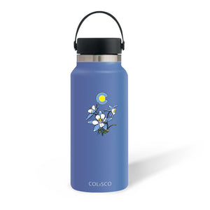 COLISCO Colorado Columbine Water Bottle - Stainless Steel, 13oz