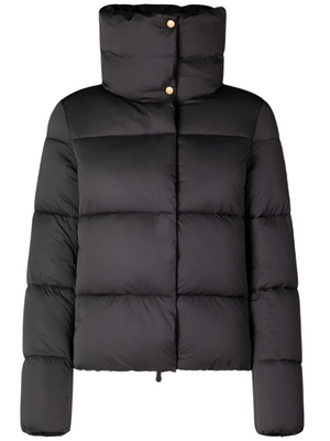 Woman's animal free puffer jacket Felicity in thorn brown