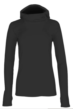 Women's Balaclava Hoodie - Black