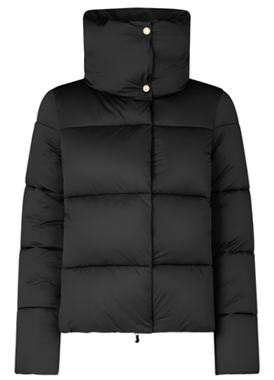 Woman's animal free puffer jacket Felicity in black