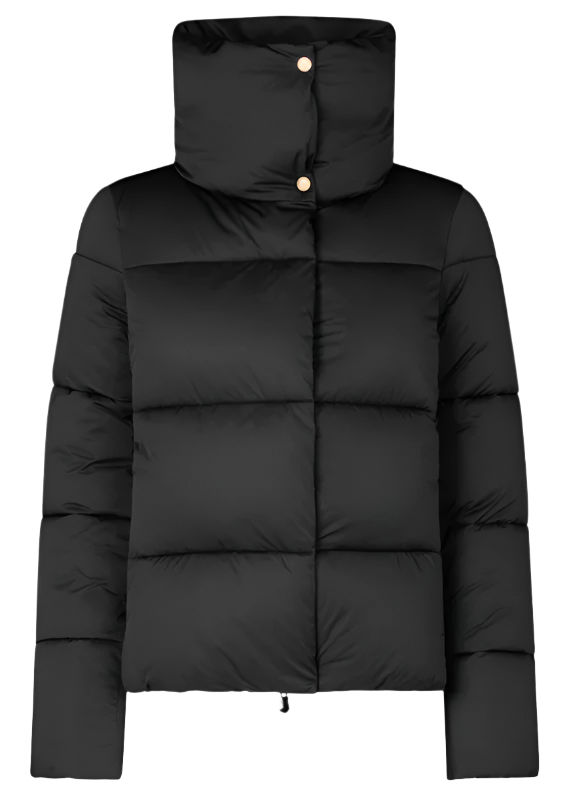 Woman's animal free puffer jacket Felicity in black