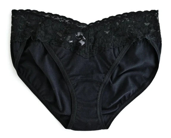 Women's Deep-v Unlined Lace Lingerie Bodysuit - Auden™ Black 2x