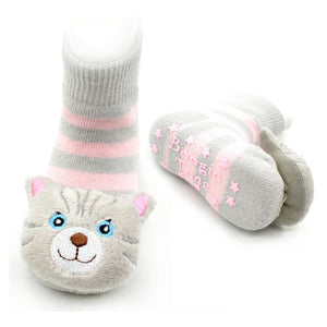 Gray Cat Boogie Toes Rattle Socks