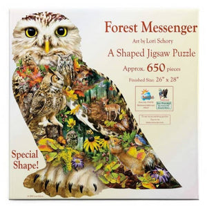 0847 Forest Messenger Shaped Puzzle