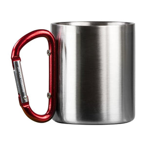 Carabiner Mug Stainless Steel Double Wall