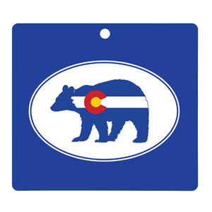 Colorado Flag Bear Sticker