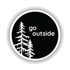 Go Outside Trees Stickers