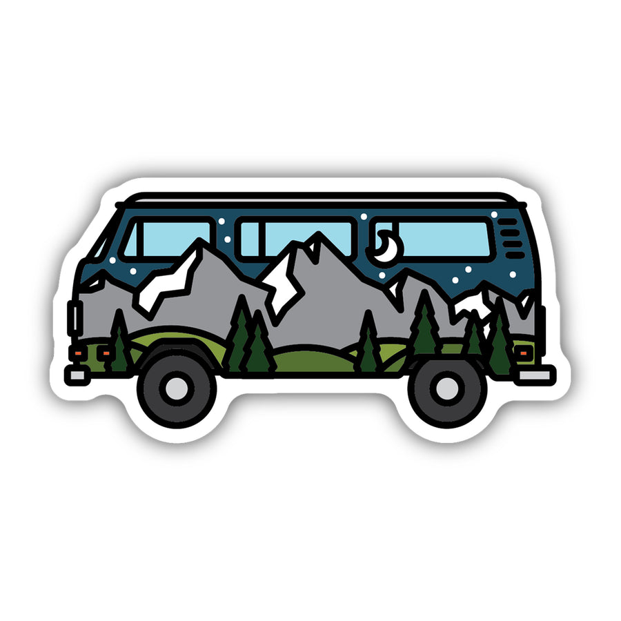 Mountain Vanscape Stickers